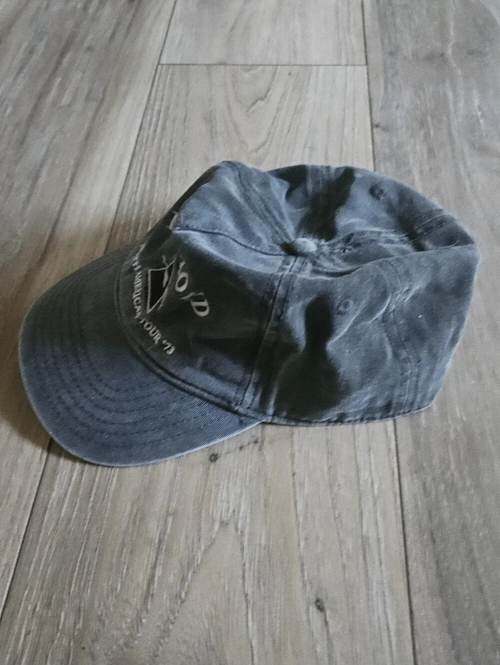 Pink Floyd Black Washed Cotton Baseball Cap